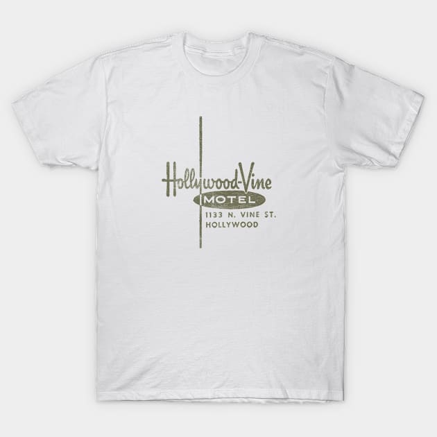 Hollywood & Vine Motel T-Shirt by KevShults